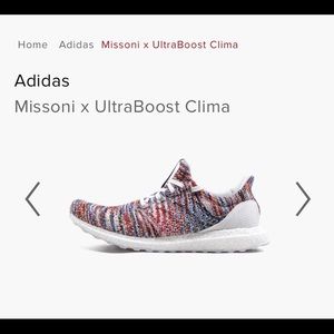 Adidas UltraBoost  Clima x Missoni